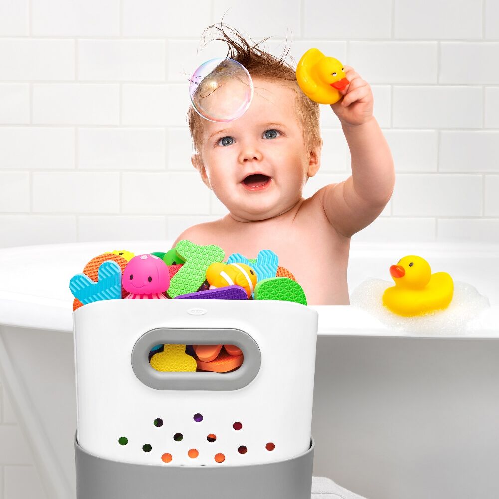 Stand Up Bath Toy Bin W9