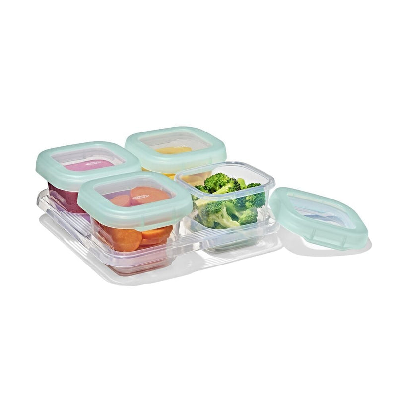 Baby Blocks Food Storage Containers (6 oz) - Opal X9
