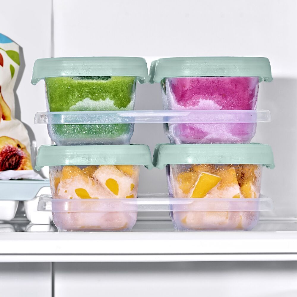 Baby Blocks Food Storage Containers (6 oz) - Opal J6