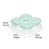 Glass Baby Blocks Food Storage Containers (4 oz) - Opal G2