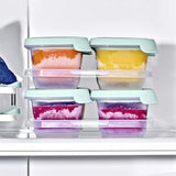 Silicone Baby Blocks Food Storage Containers (4 oz) - Opal A8