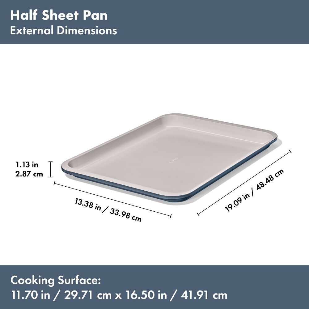 Non-Stick Pro Ceramic Coated Metal Bakeware Half Sheet Pan X9